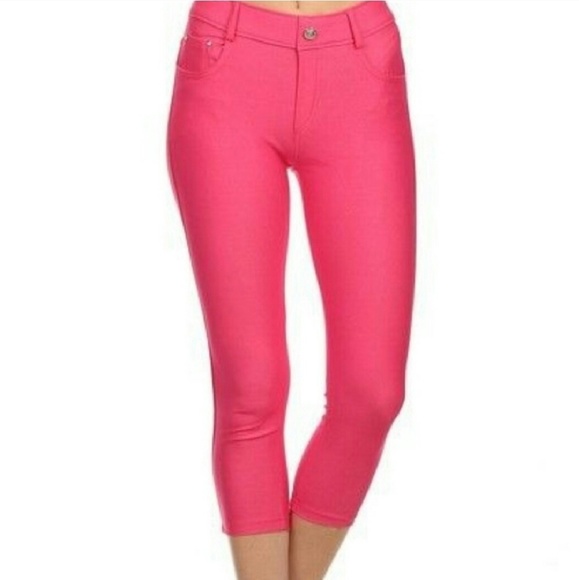 THE ORIGINAL 5 BUTTON STRETCH CAPRI - Picture 5 of 5